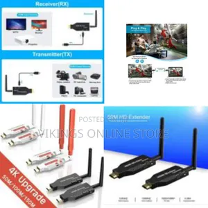 Wireless Hdmi Extender 1080p 50m 5.8ghz Wireless Hdmi Wifi Video