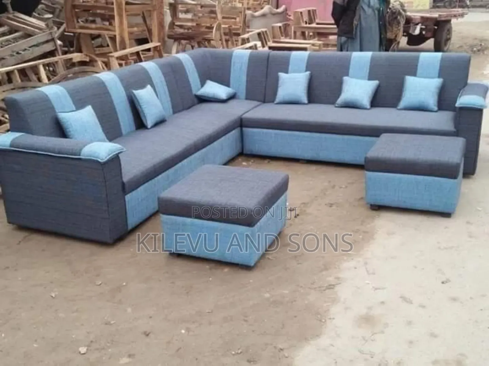 Luxury L_shape Sofa While Designed