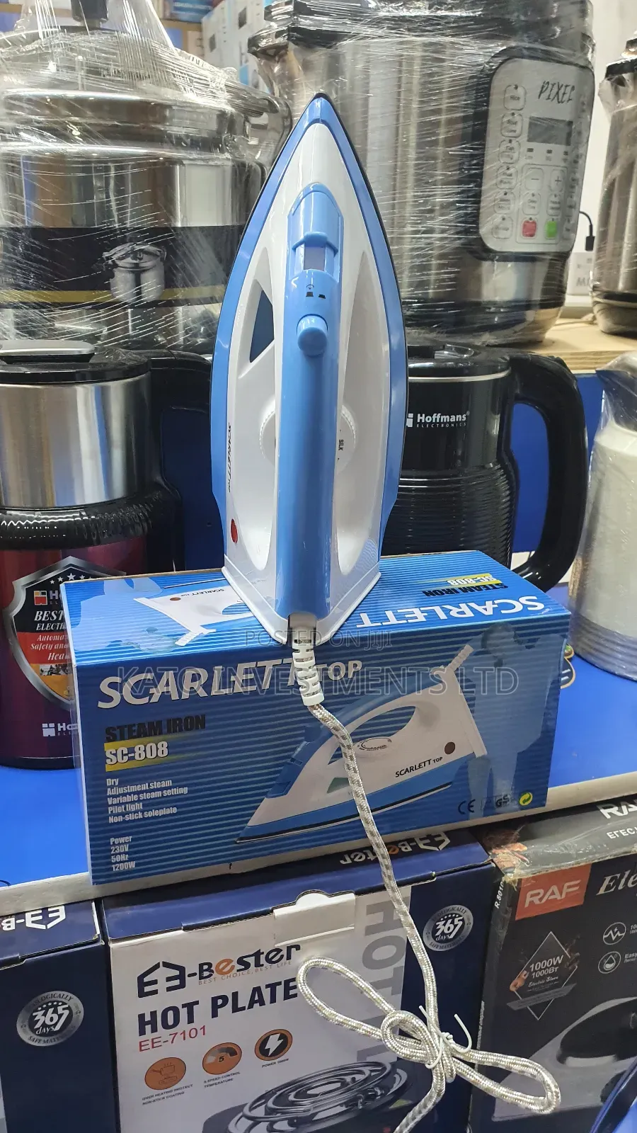 Scarlet Flat Iron Steam