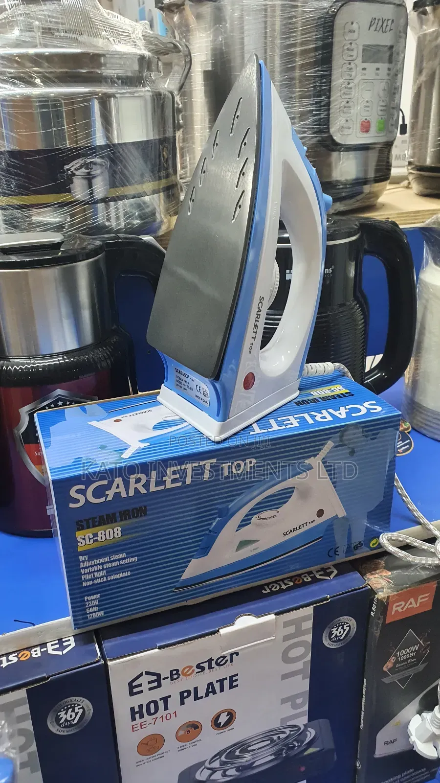 Scarlet Flat Iron Steam
