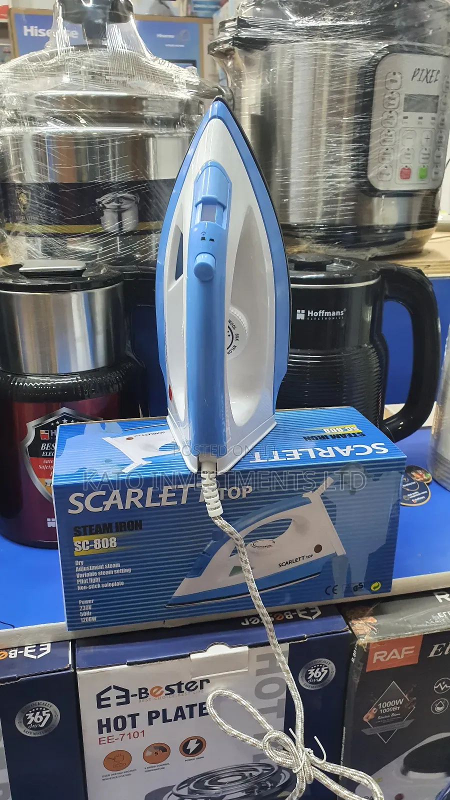 Scarlet Flat Iron Steam