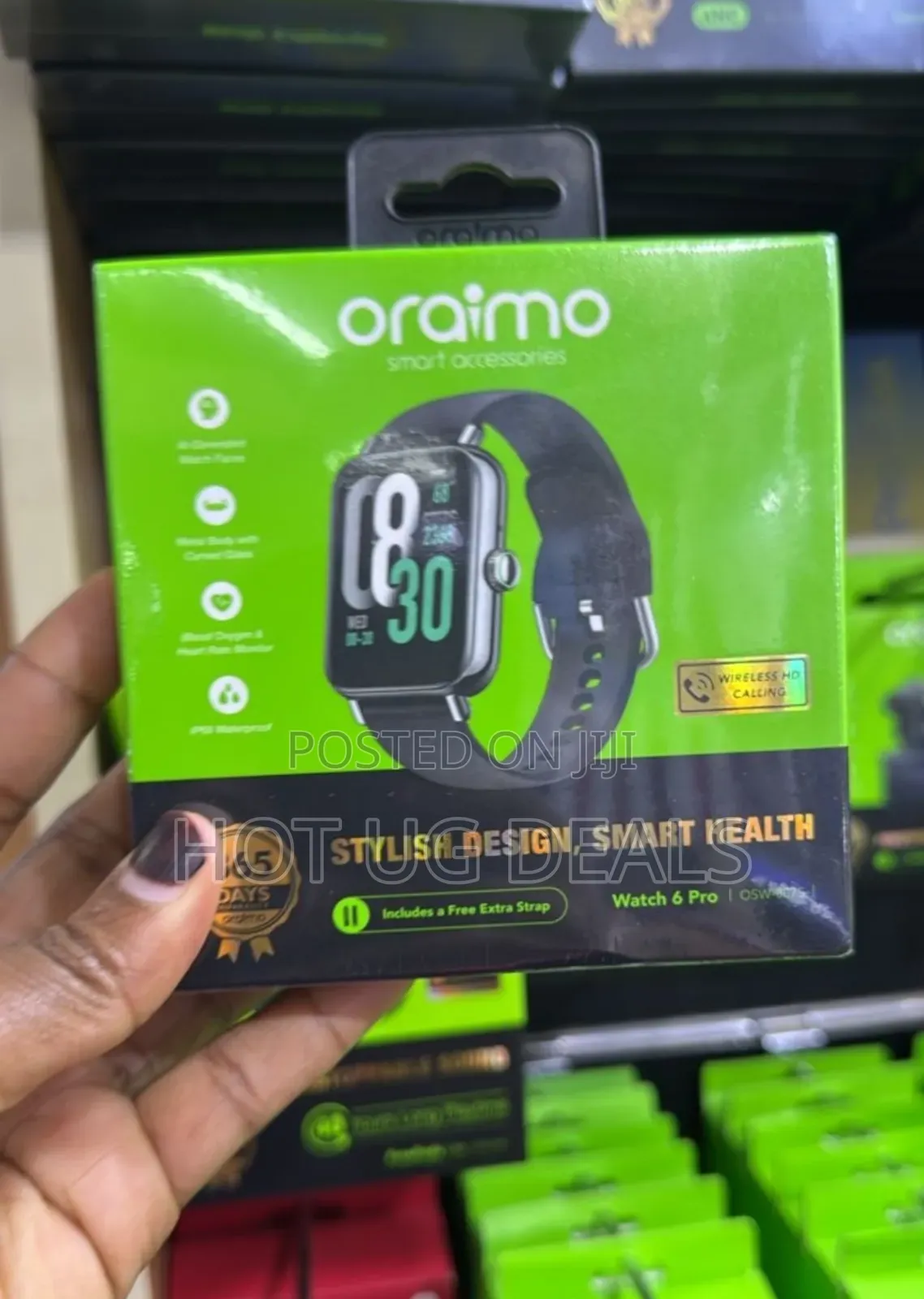 Oraimo Watch 6 Pro Smartwatch With Bluetooth