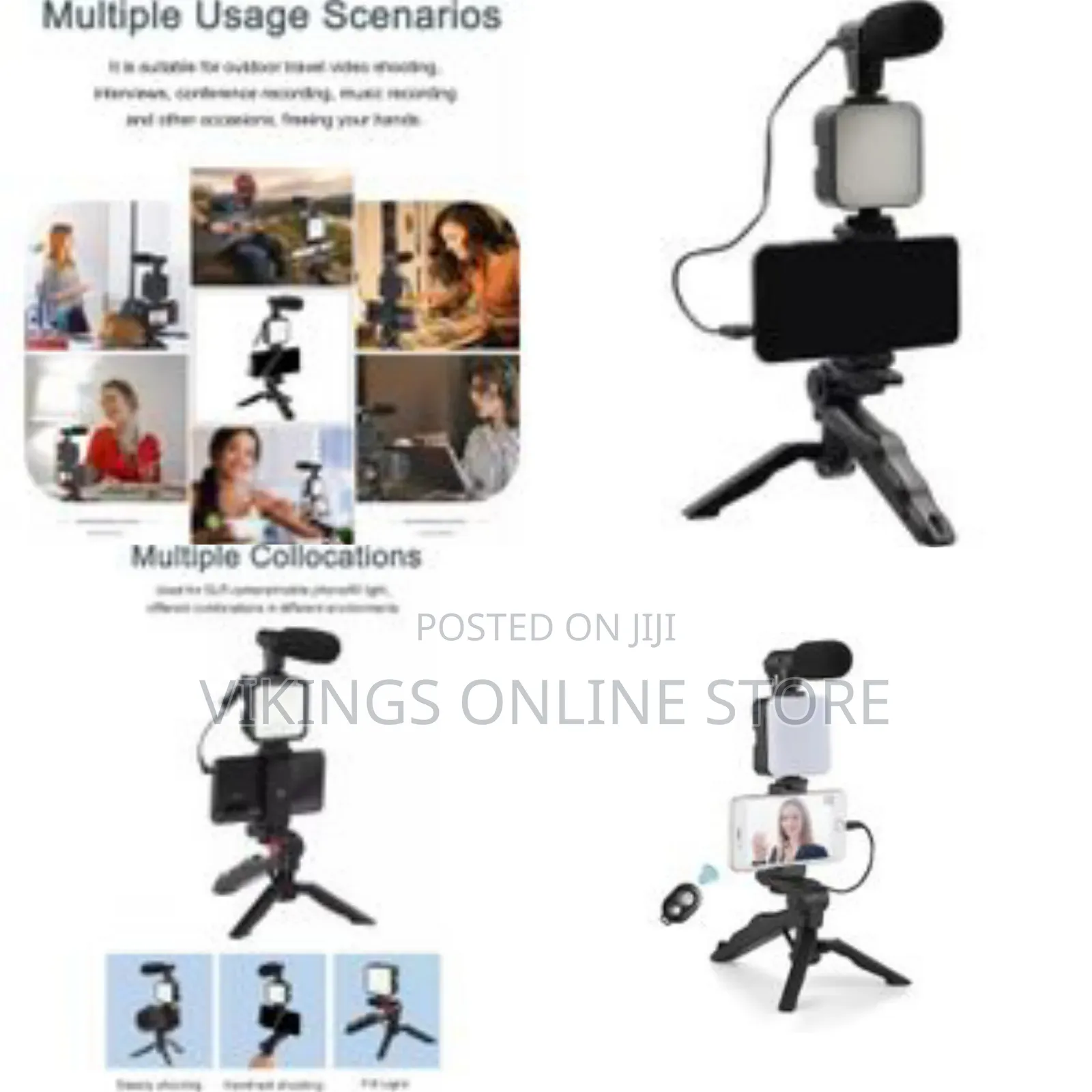 Tripod for DSLR Camera Operating Height Video Recording Vlogging Kit