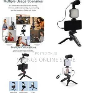 Tripod for DSLR Camera Operating Height Video Recording Vlogging Kit