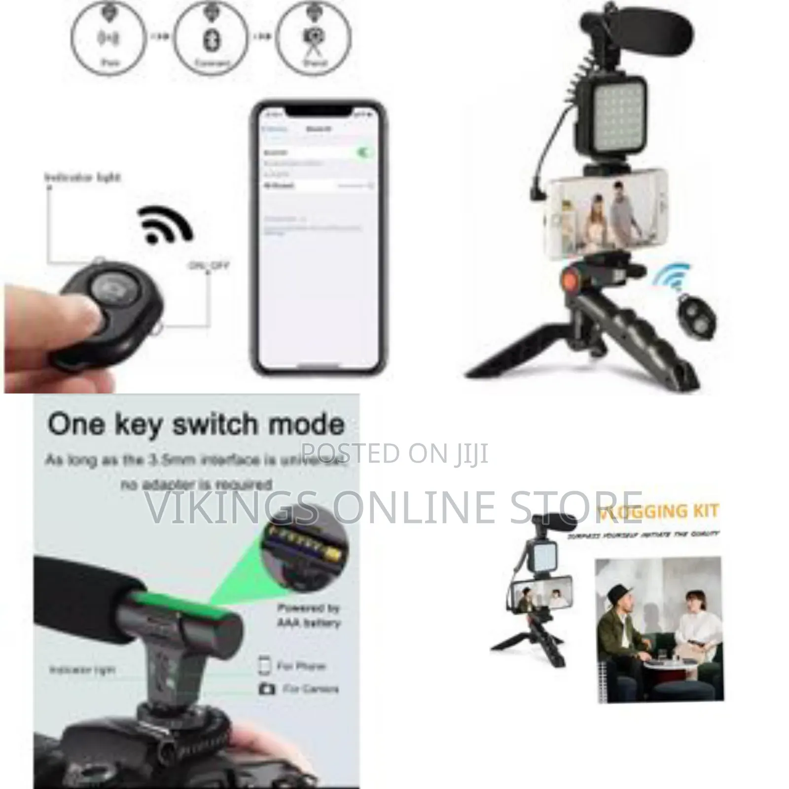 Tripod for DSLR Camera Operating Height Video Recording Vlogging Kit