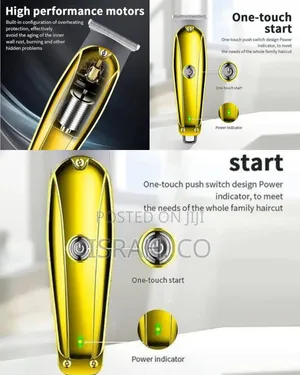 Cordless Rechargeable Professional Hair Clipper Kit for Men