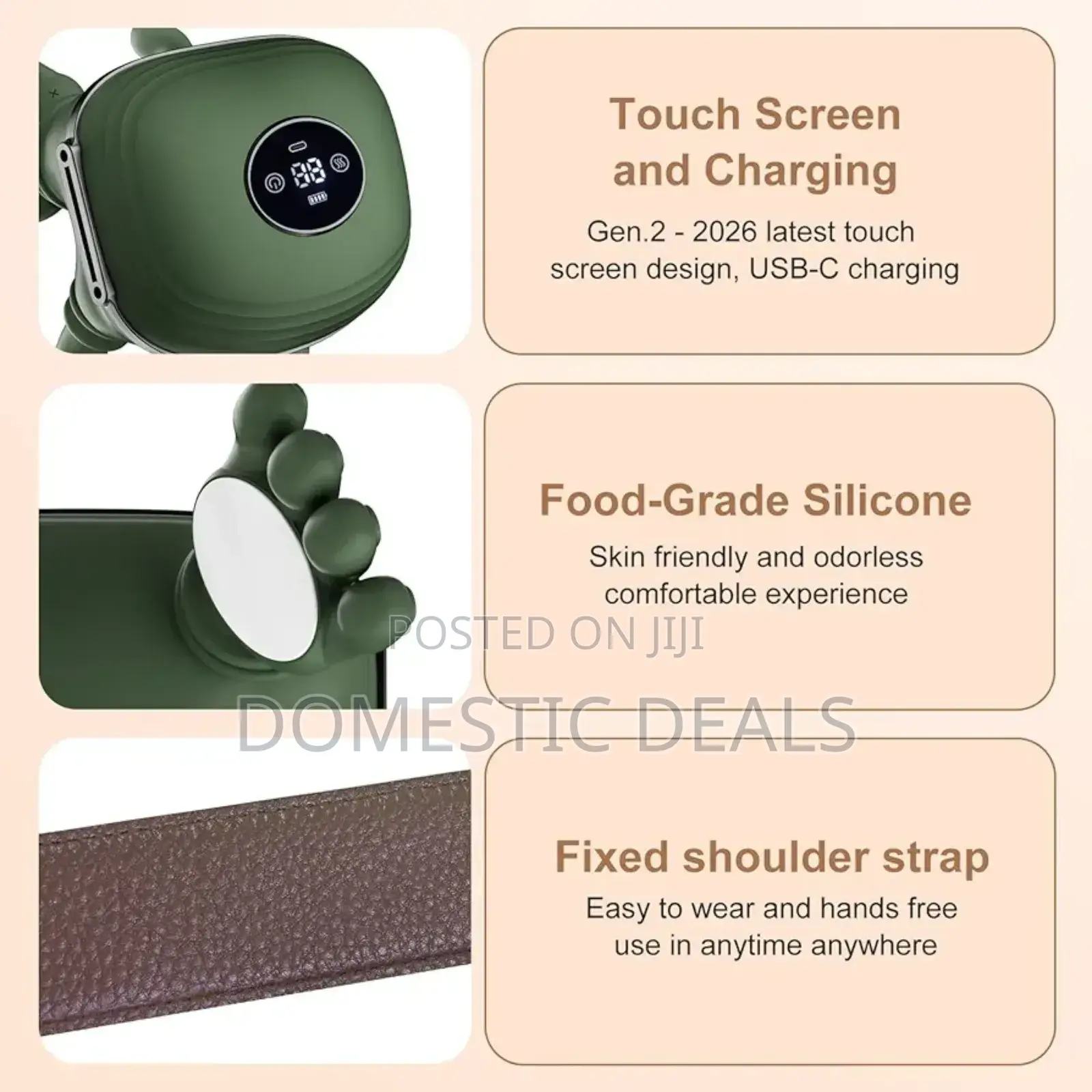 Neck and Shoulder Massager With Led Display