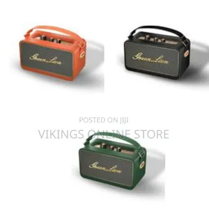 Green Lion Classic Sound Stereo Speaker- Multicolor
