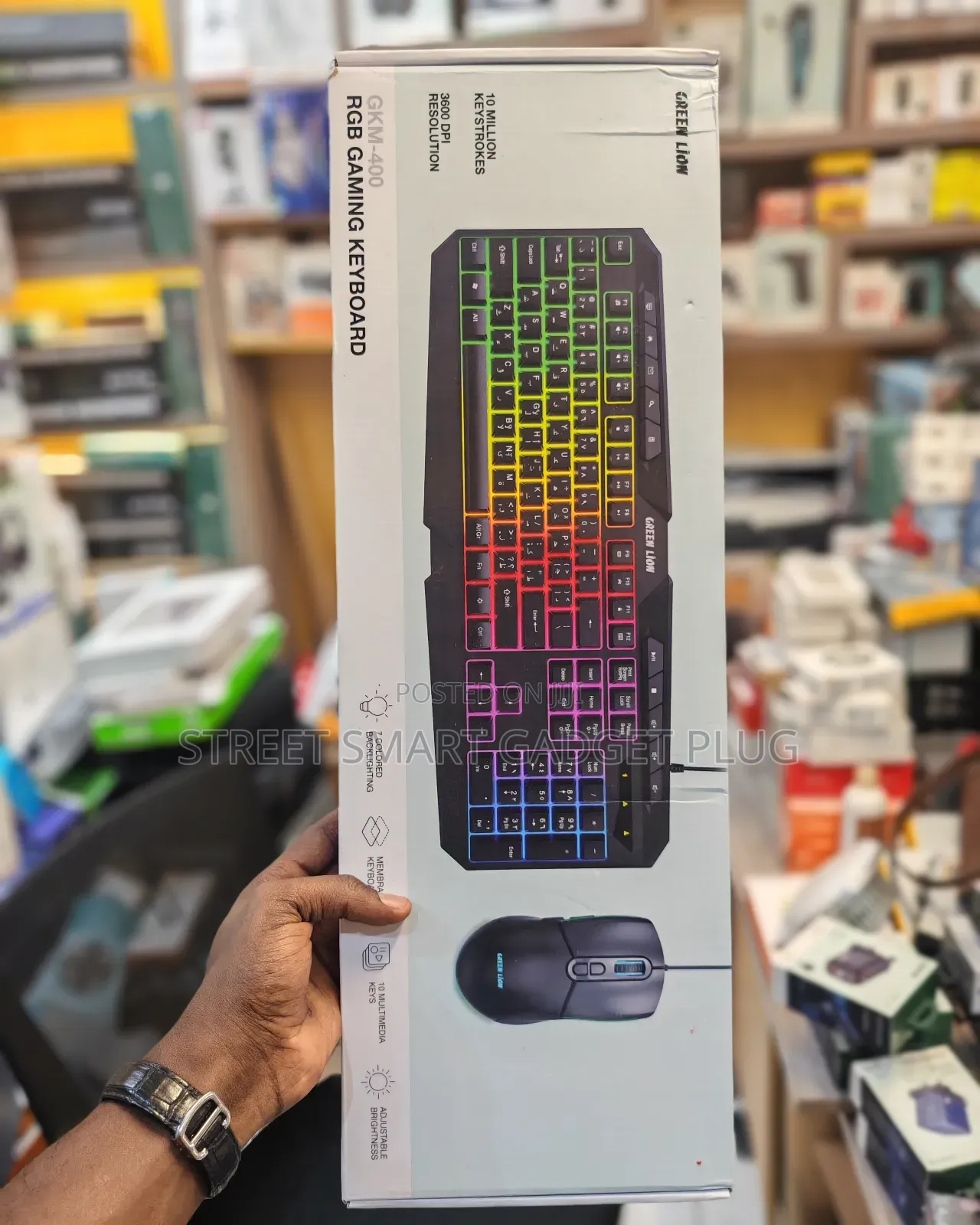 Greenlion RGB Gaming Wire Keyboard GKM-400