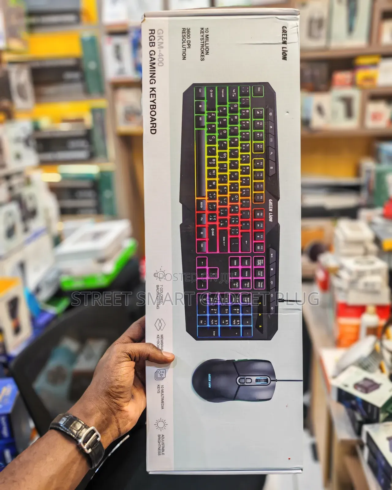 Greenlion RGB Gaming Wire Keyboard GKM-400