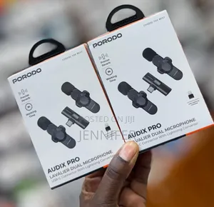 Porodo Audix Pro Lavalier Dual Microphone