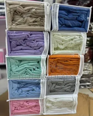 6x6 4pcs Fitted Bedsheets With 2 Pillowcase, 1 Fitted, 1 Flat Bedsheet