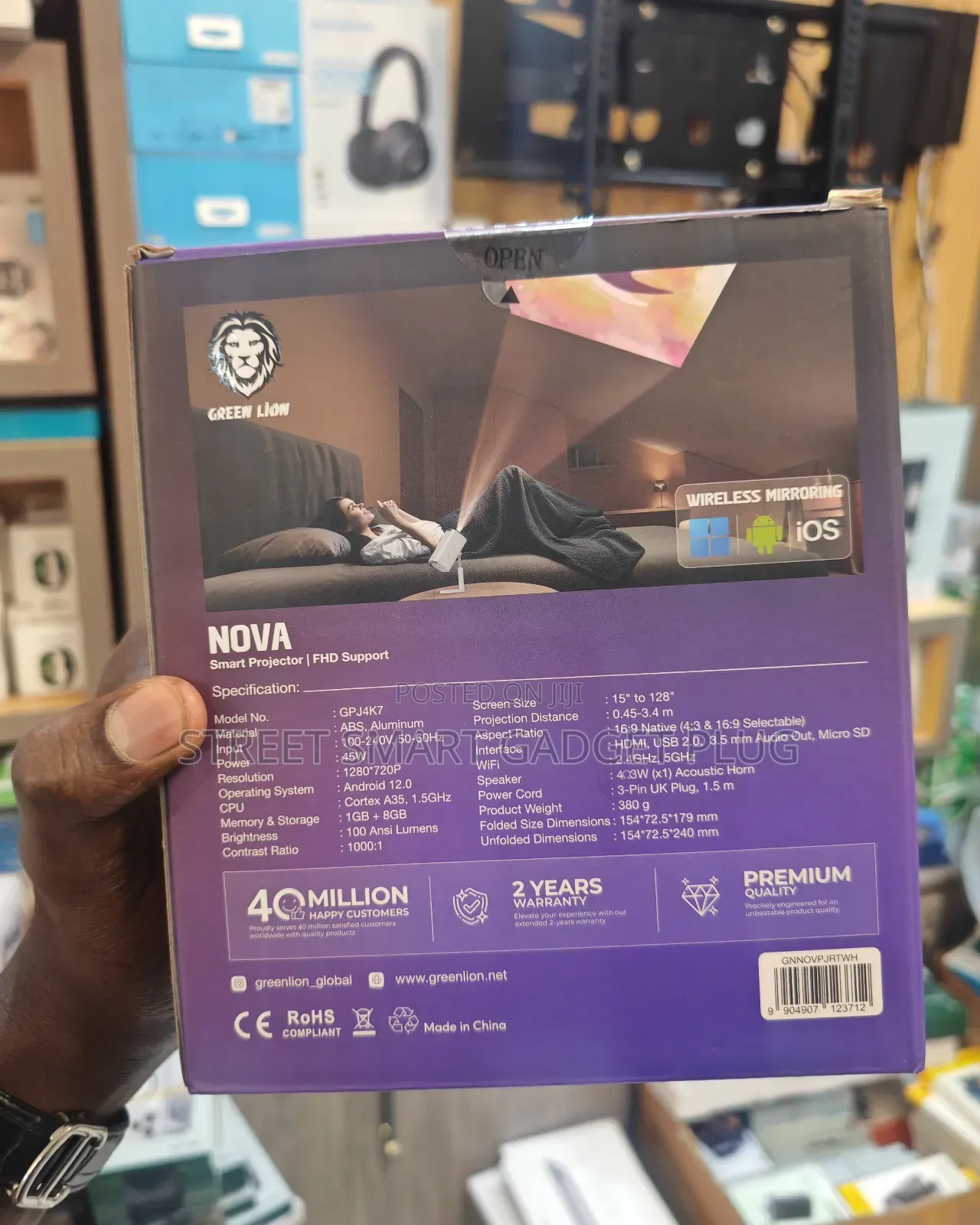 Greenlion Nova Projector 720 Hd )