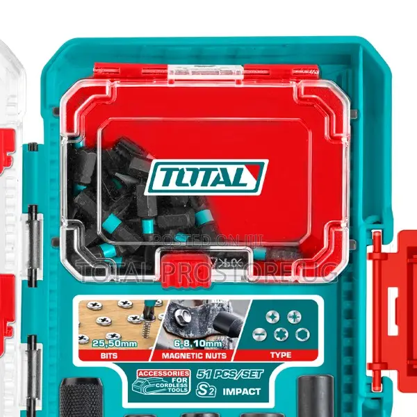 51pcs Impact Screwdriver Bits Set.