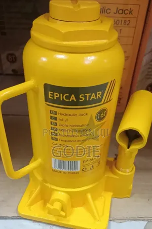 Epica Star Heavy-Duty 16-Ton Hydraulic Bottle Jack for Lifting Vehicle