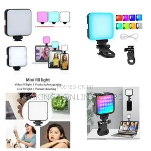 Ay-83 Led Pocket Video Light 360° Adjustable Camera Video Lighting