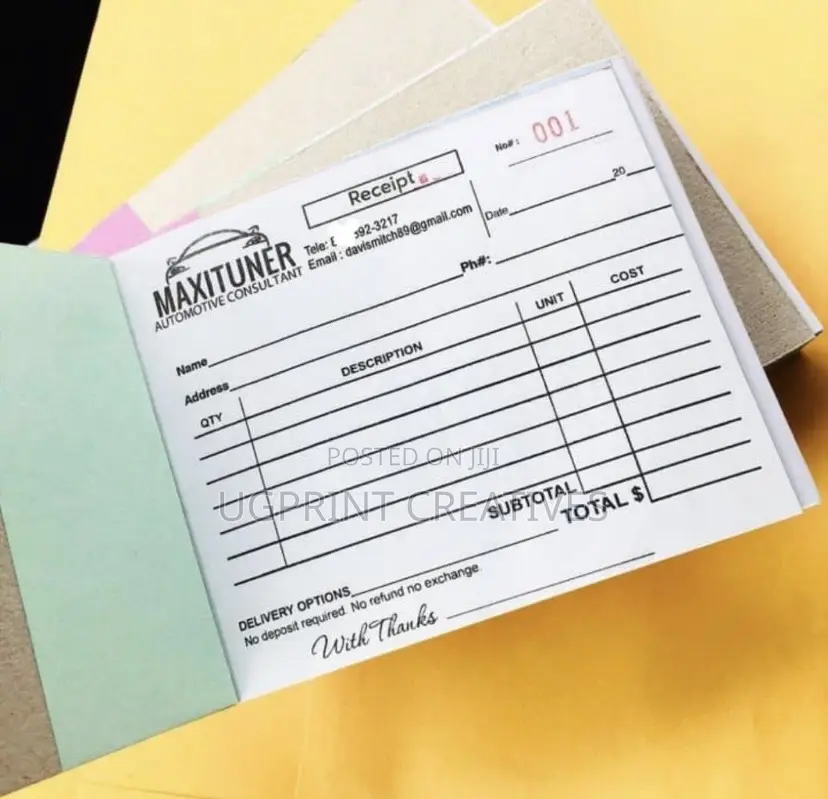 Receipt Books