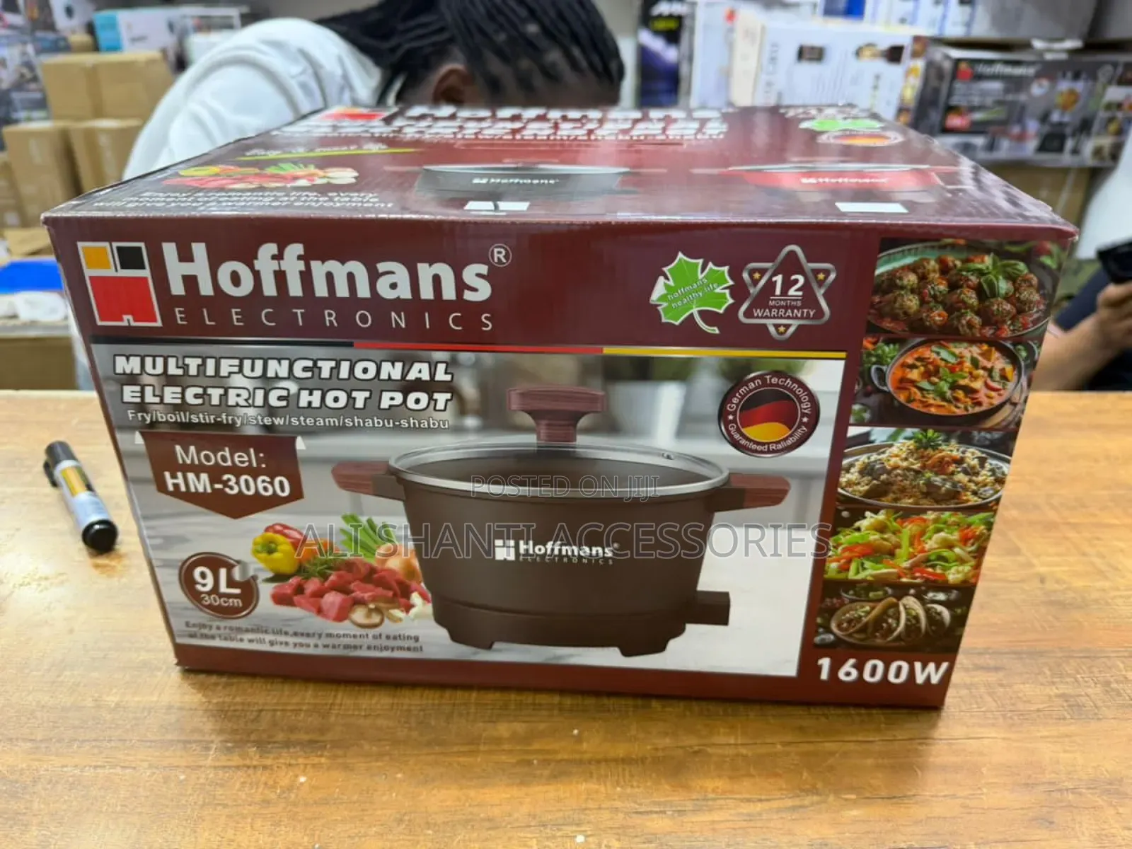 9l Multifunctional Electric Hot Pot Hoffman