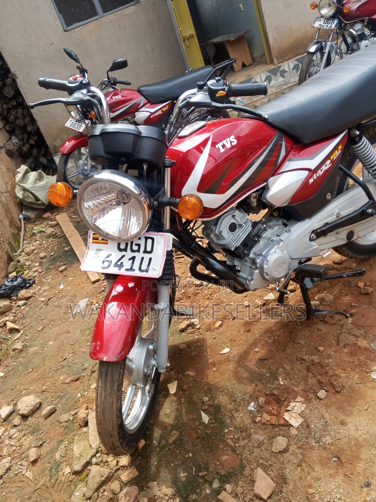 TVS HLX 125 2024 Red