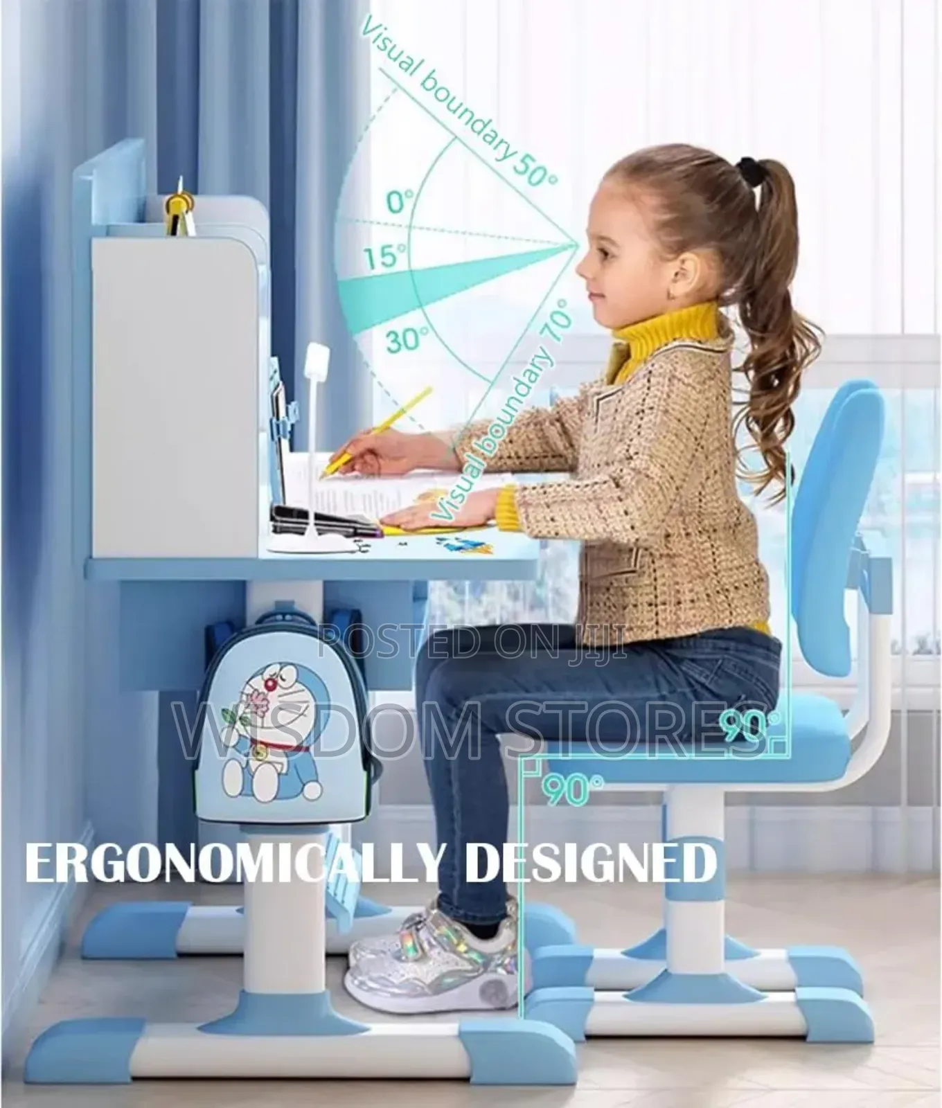 Kids Study Desk And Chair Set