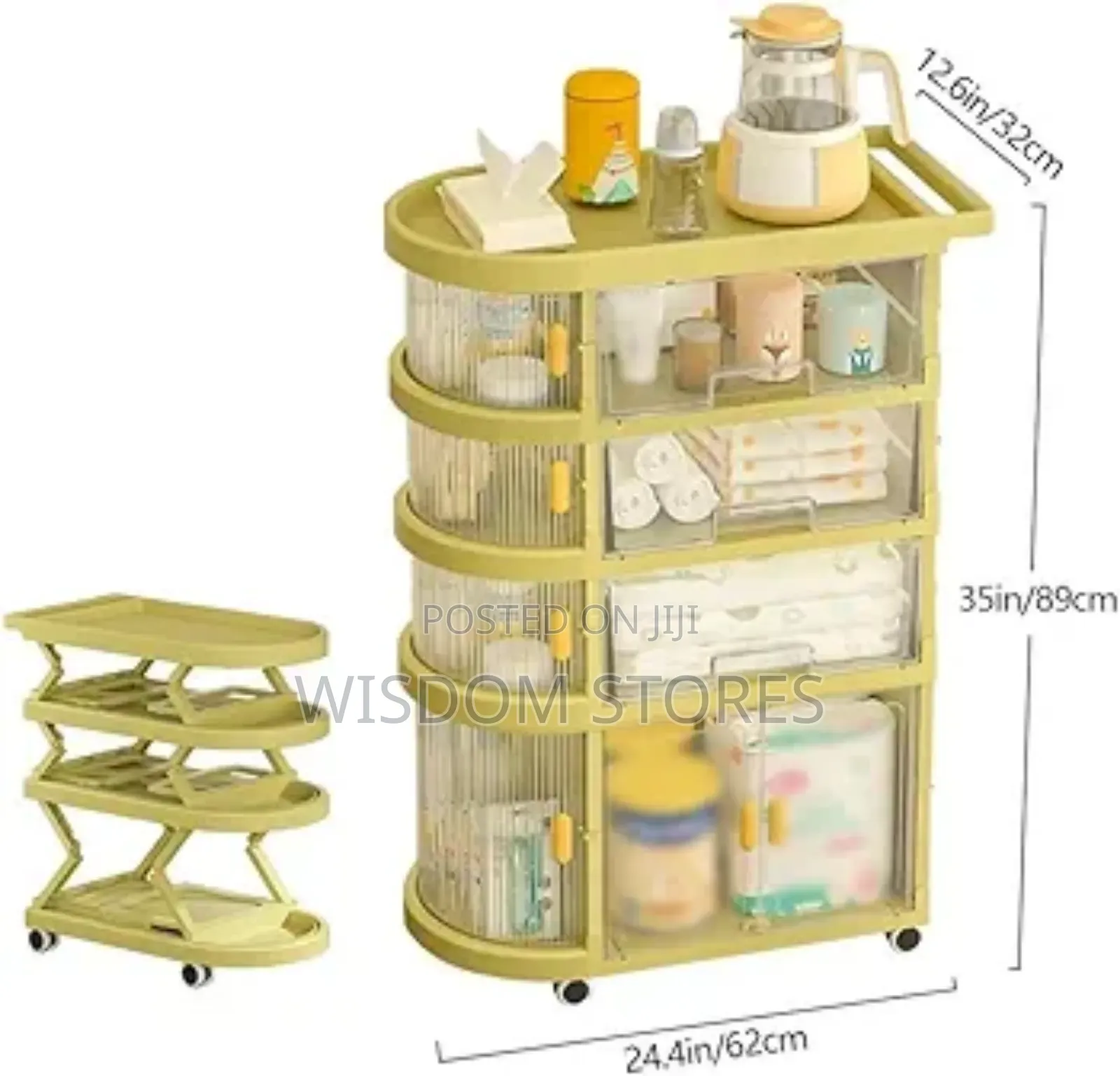 Baby Cart Organizer With Wheels