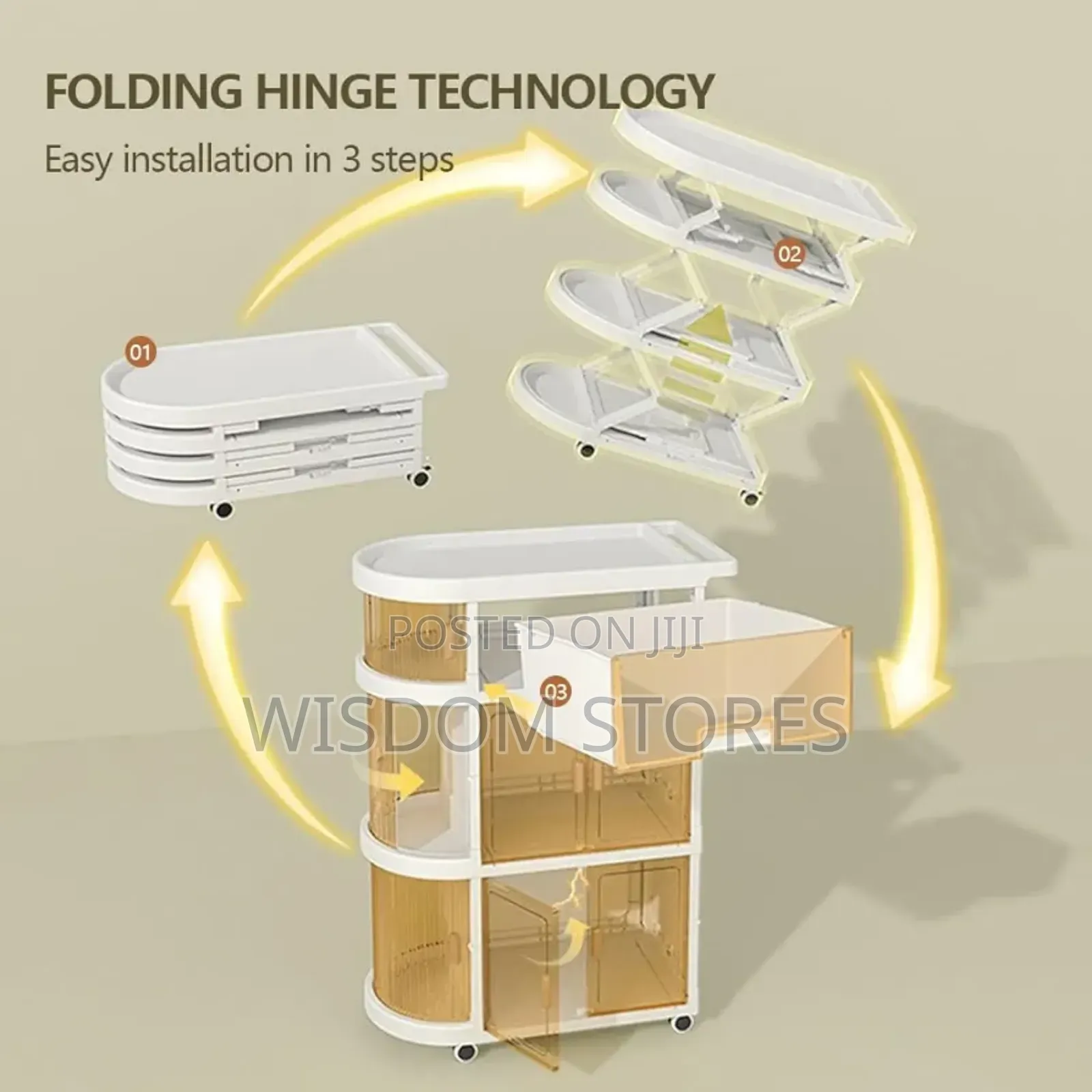 Baby Cart Organizer With Wheels