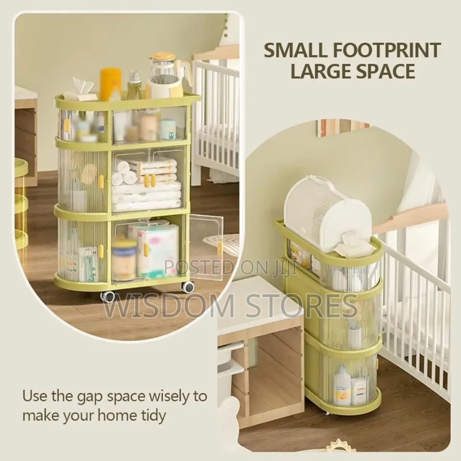 Baby Cart Organizer With Wheels
