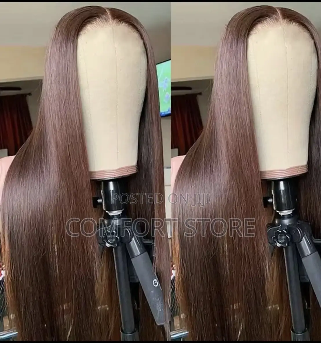13*4 Colors 2# Straight Wig 28 Inches