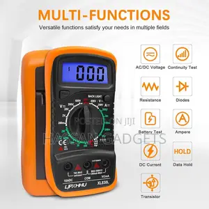 Digital Multimeter Voltmeter Battery Voltage Multi Tester Continuity