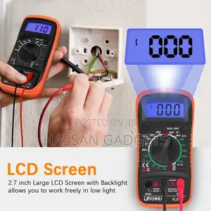 Digital Multimeter Voltmeter Battery Voltage Multi Tester Continuity