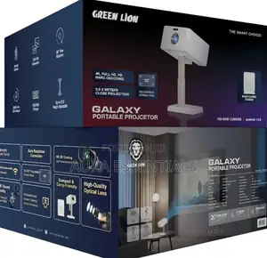 Green Lion Galaxy Portable Projector, Projector With Speaker
