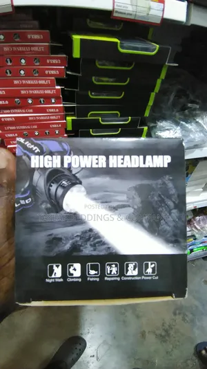 High-Powered Military Grade 1 Headlamp With Zoom in Out Control