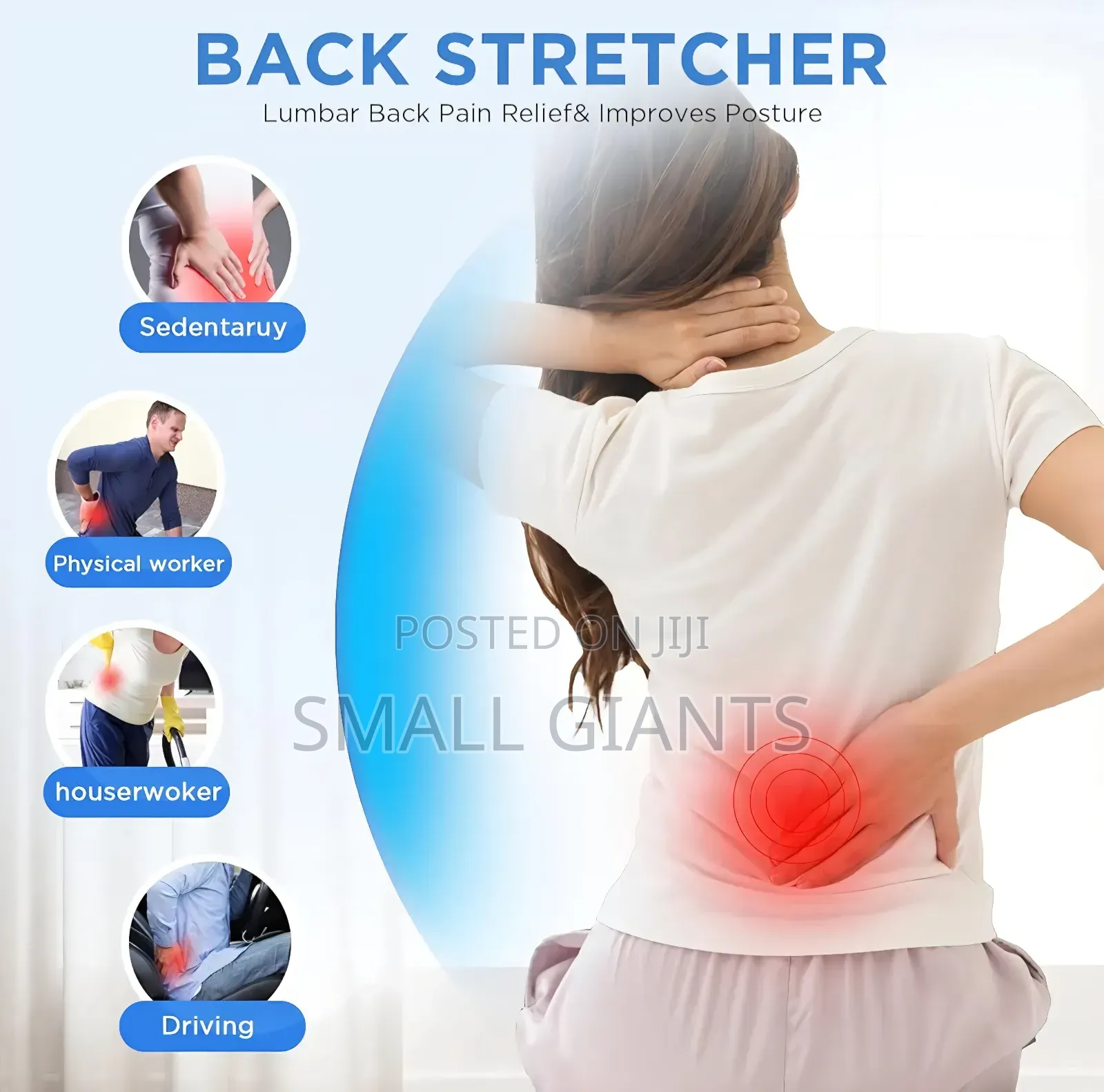 Multi-Level Lumbar Support Back Stretcher