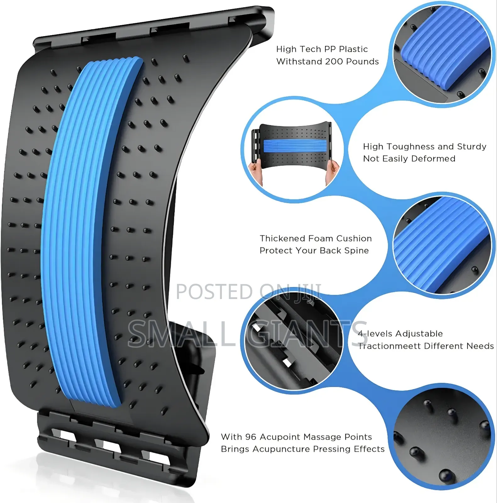 Multi-Level Lumbar Support Back Stretcher