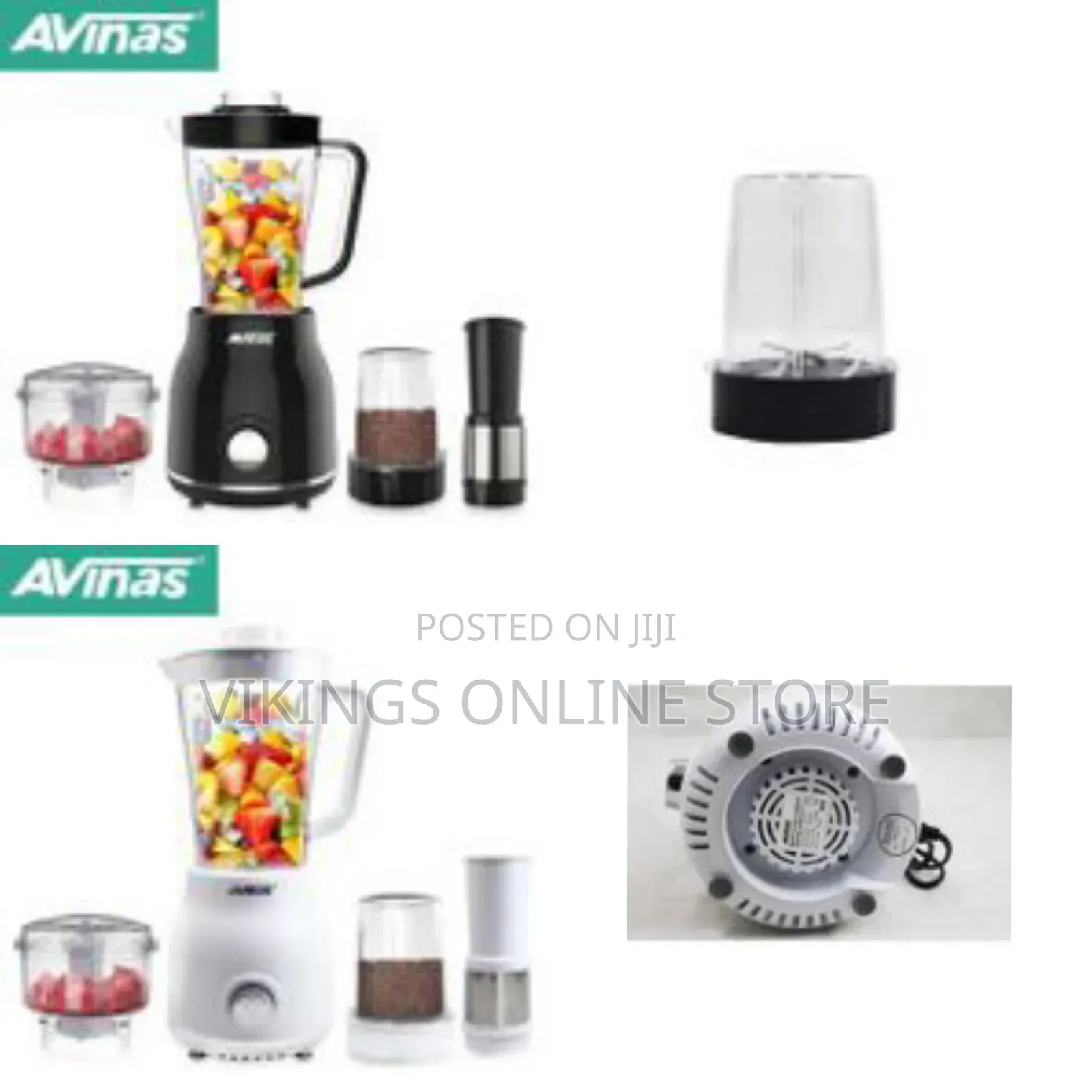 Avinas 4 in 1 Multi-Function Electric Blender Juicer Fruit Mixer