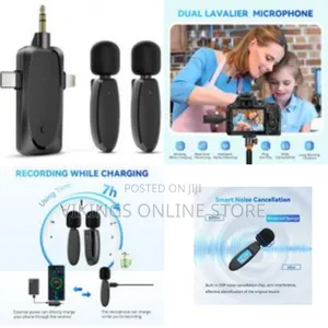 3 in 1 Mini Microphone Wireless Lavalier Microphones for iPhone