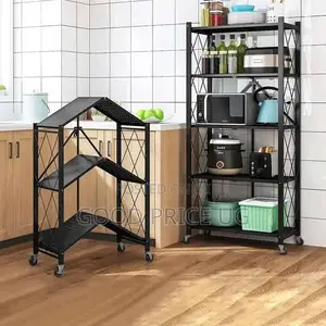 Generic 5-Tier Foldable Kitchen Storage Rack
