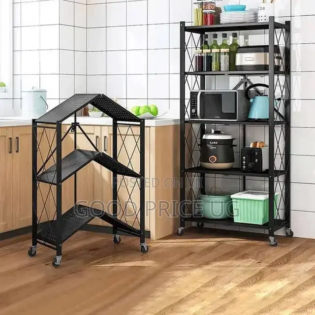 Generic 5-Tier Foldable Kitchen Storage Rack