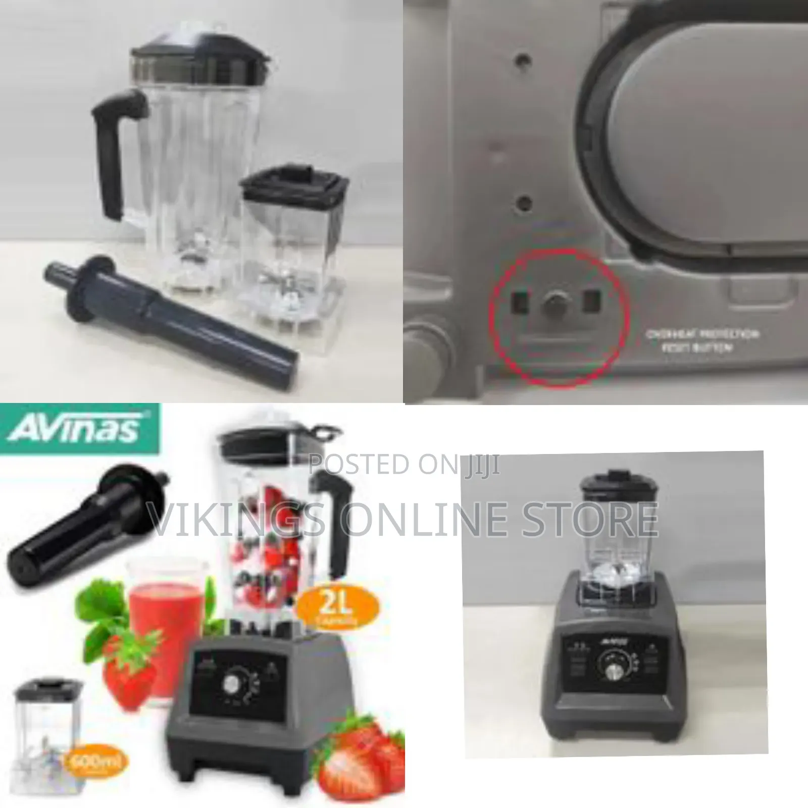 Avinas Multifunctional Commercial High Speed Electric Blender