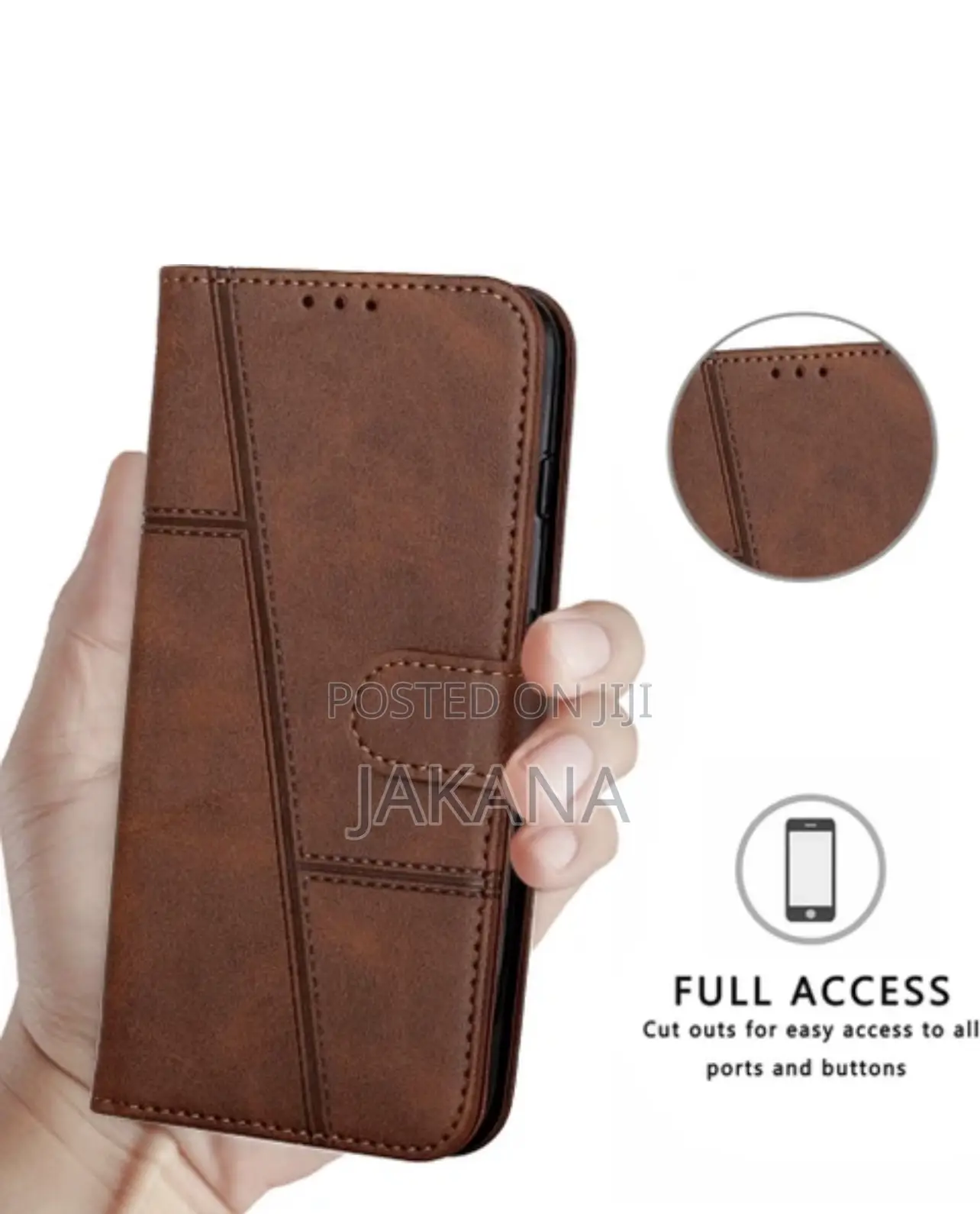 Brown Flip Phone Case for Every iPhone and Android Model