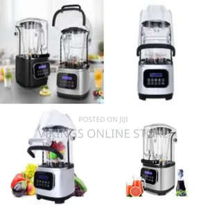 High Speed Sound Proof Blender With Cover Mixer Fruit Juicer Silent