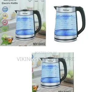 Mylongs Electric 2.2l Bpa Free Glass Kettle Cordless 360° Base Stylish