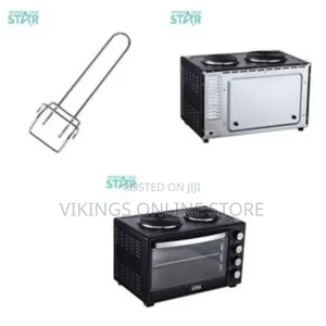 Winningstar 2in1 40ltrs Baking Electric Oven Cooker With 2 Hot Plates