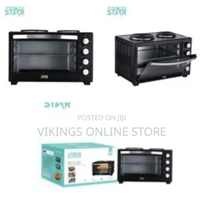 Winningstar 2in1 40ltrs Baking Electric Oven Cooker With 2 Hot Plates