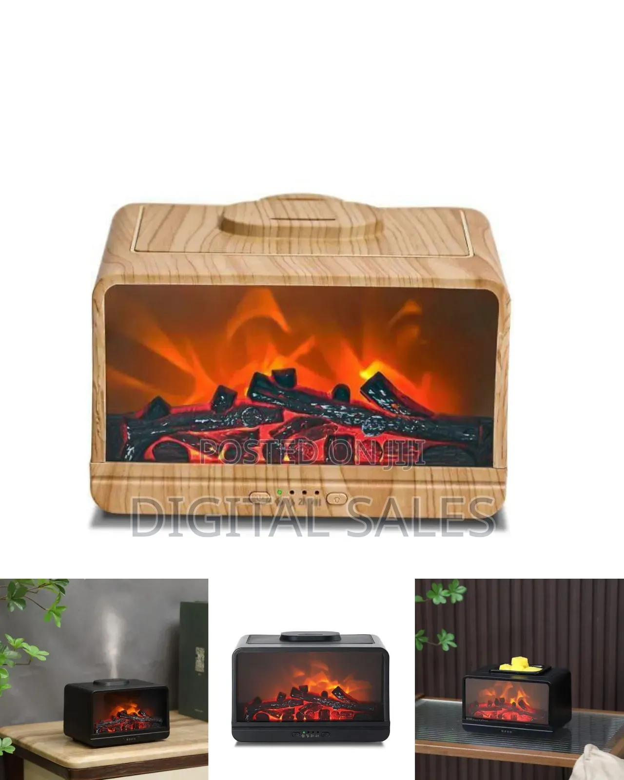 Tabletop Electric Fireplace With Aroma Diffuser (300ml)