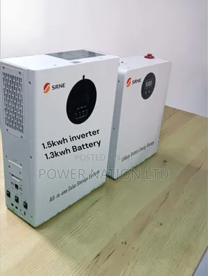 1.2kwh Battery 1.5kva Inverter All in One Power Station Solar System