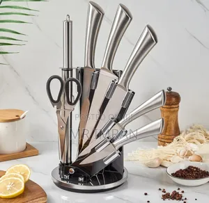 Kitchen Knife Set With a Holder.