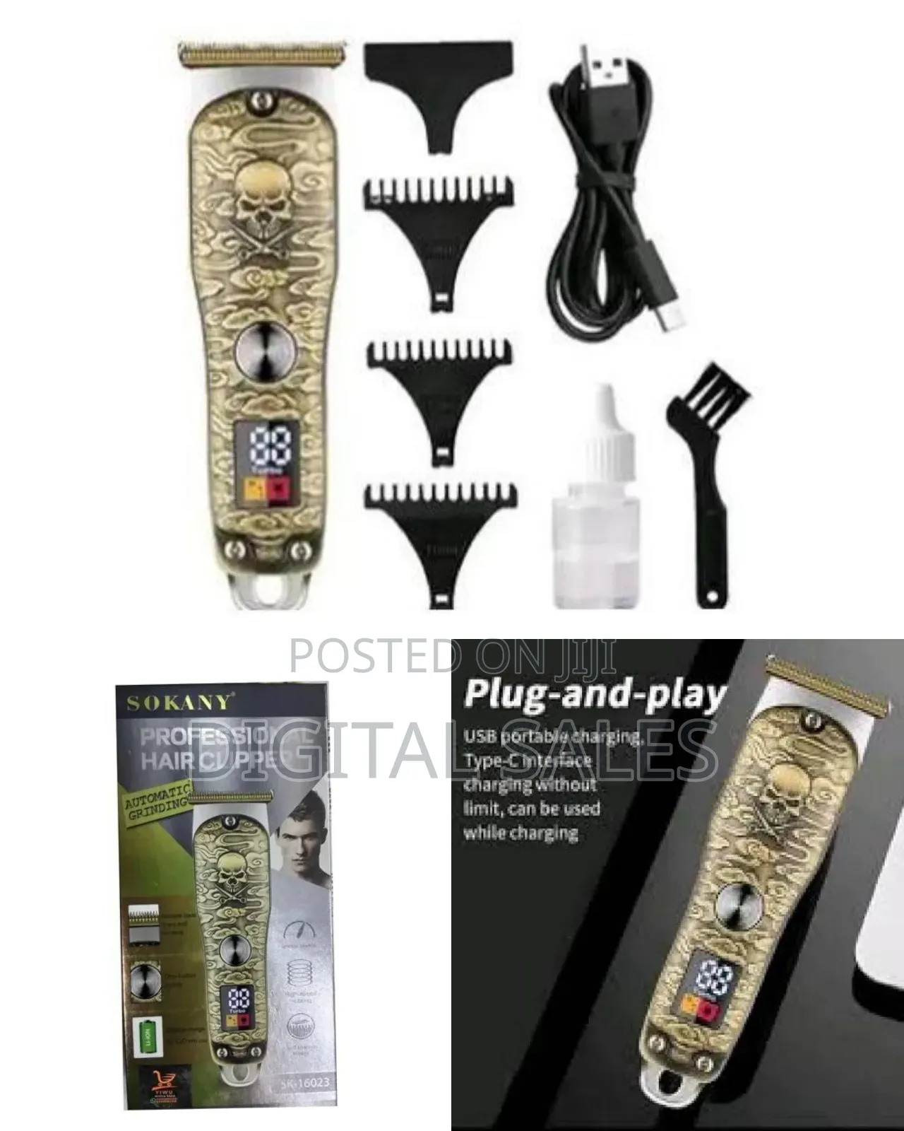 Professional Rechargeable Hair Beard Trimmer