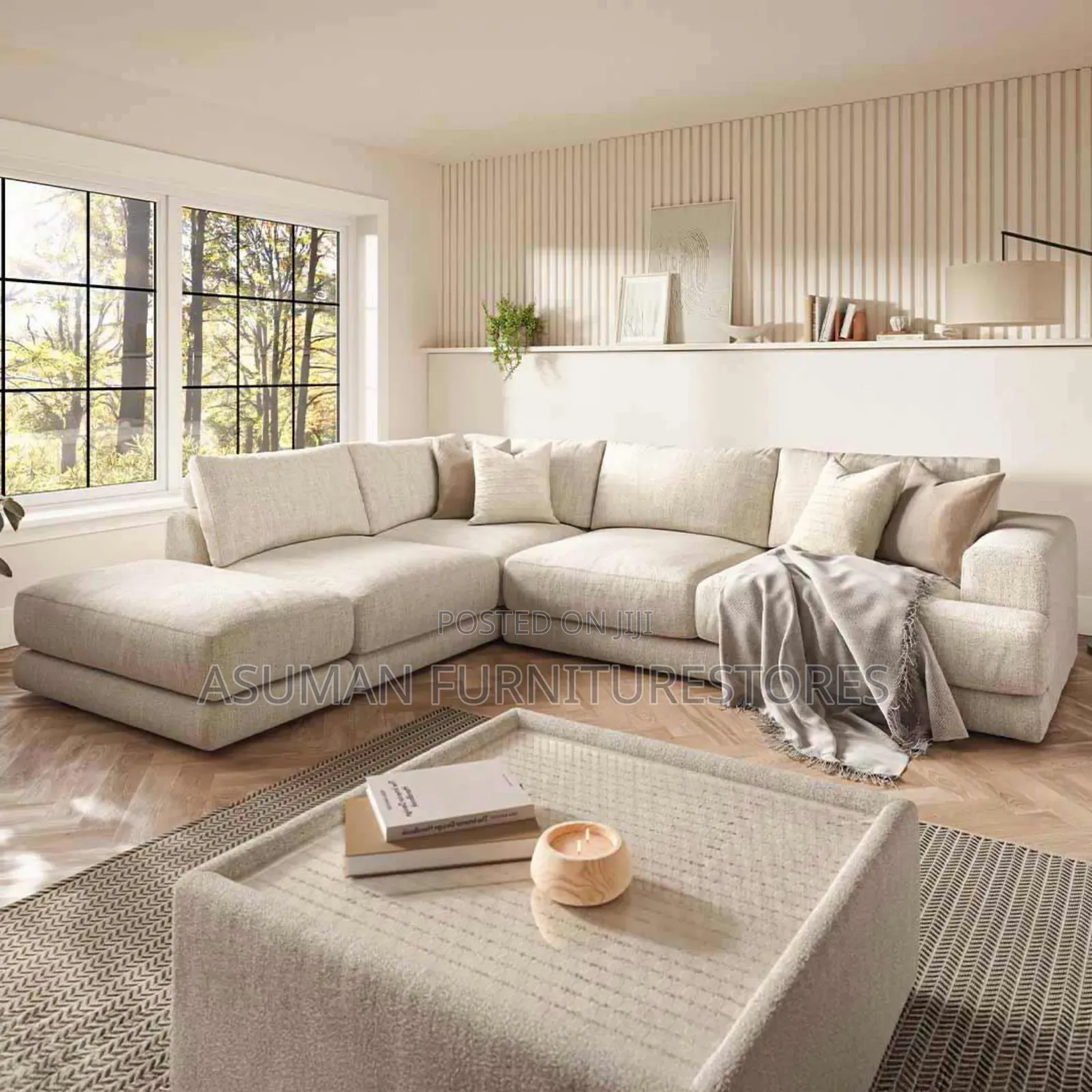 Modern L-Shape Sofa Call Us On