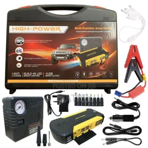 Portable Car Jump Starter Kit and Air Compressor Tyre Inflator